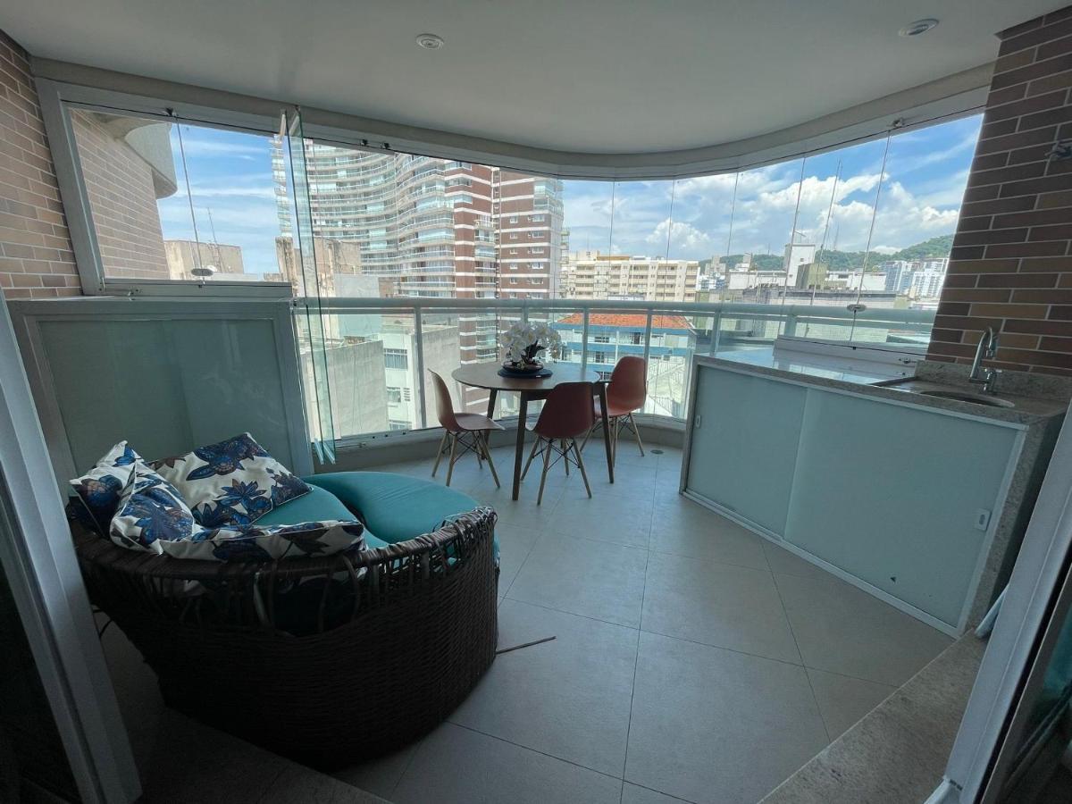 Estanconfor Praia Santos Ac Garagem Sacada Fechada Экстерьер фото